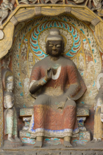 Yungang Grottoes in Shanxi Province