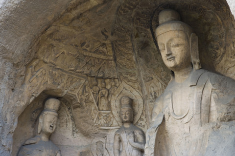 Yungang Grottoes in Shanxi Province