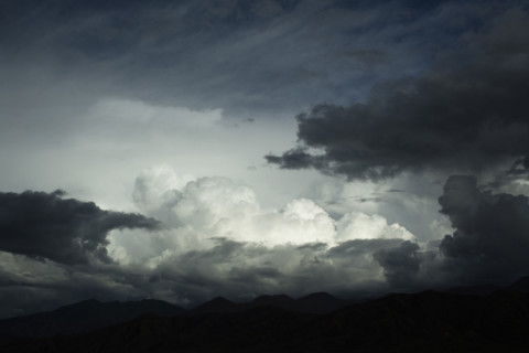 Sky and Mountain in Tibet