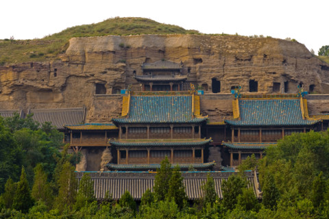 Yungang Grottoes in Shanxi Province