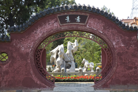 View of Dai Temple,Shandong