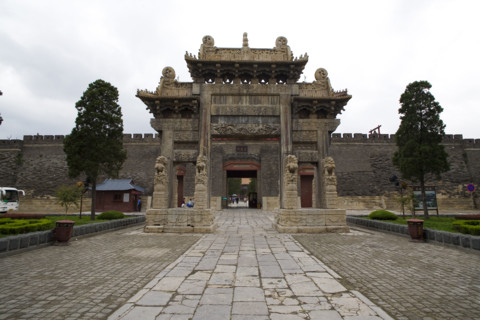 View of Dai Temple,Shandong