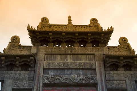 View of Dai Temple,Shandong