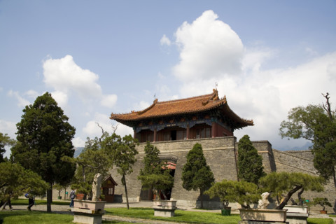View of Dai Temple,Shandong