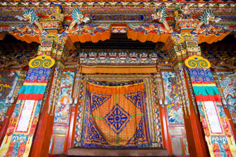 South of gansuLangmu Temple