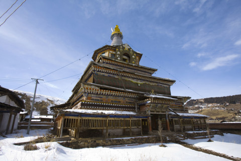 South of gansuLangmu Temple