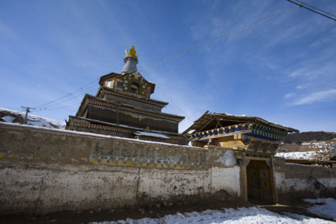 South of gansuLangmu Temple
