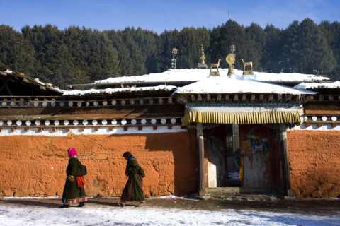 South of gansuLangmu Temple