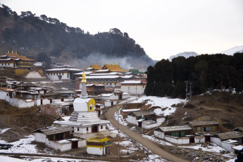South of gansuLangmu Temple