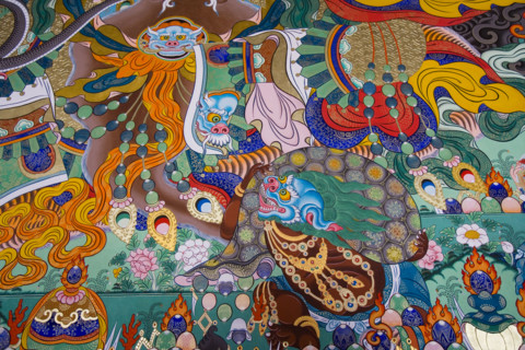 South of gansuLangmu Temple