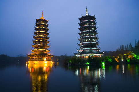 Two Rivers and Four Lakes,Guangxi,
