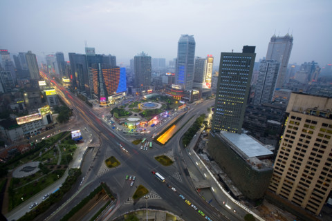 Hunan,Changsha,Lotus Square,