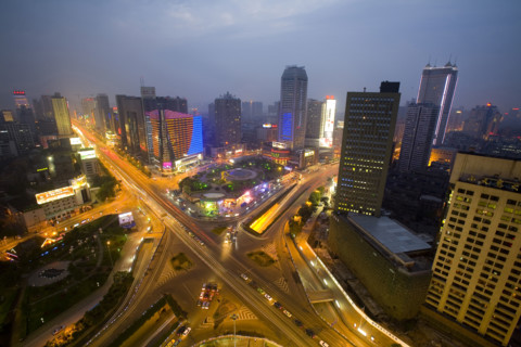 Hunan,Changsha,Lotus Square,