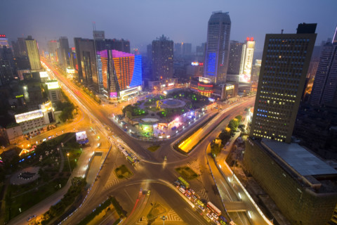 Hunan,Changsha,Lotus Square,
