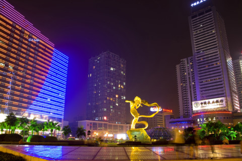 Hunan,Changsha,Lotus Square,