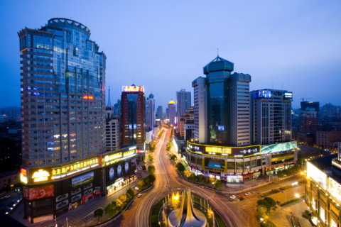 Guizhou,Guiyang,Fountain Square,