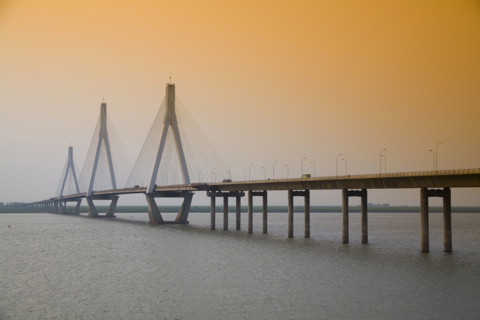 Hunan,Yueyang,Dongting Bridge,Dongting Lake Bridge,