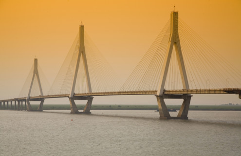 Hunan,Yueyang,Dongting Bridge,Dongting Lake Bridge,