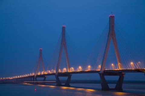 Hunan,Yueyang,Dongting Bridge,Dongting Lake Bridge,
