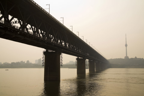 Hubei,Wuhan,The Yangtze River Bridge of Wuhan,