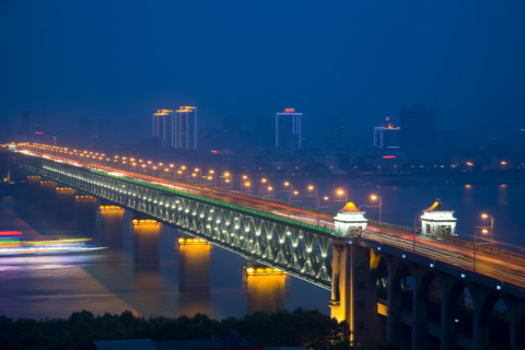 Hubei,Wuhan,The Yangtze River Bridge of Wuhan,