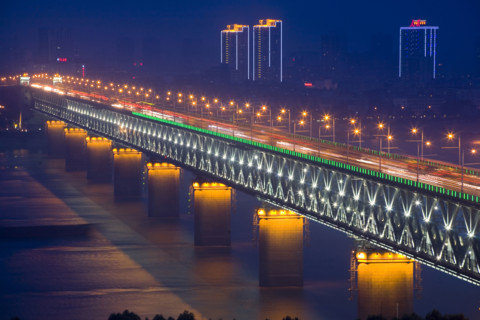 Hubei,Wuhan,The Yangtze River Bridge of Wuhan,
