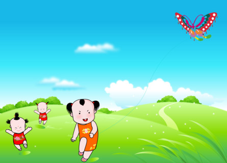 Kids celebrating Spring Festival