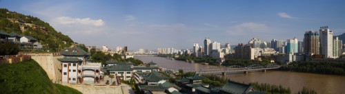 Gansu Province, Gansu, Lanzhou, Huanghe Iron Bridge,