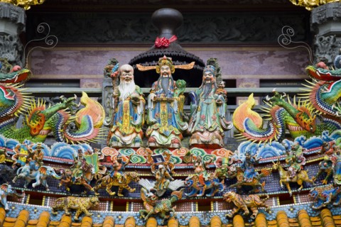 Taiwan, Ali, Botanical Garden, The palace in the town, Shouzhen Palace,