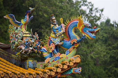 Taiwan, Ali, Botanical Garden, The palace in the town, Shouzhen Palace,