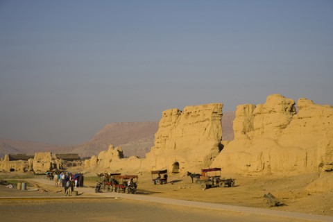 Gaochang ancient city of Turpan in Xinjiang