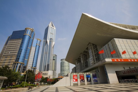 Shanghai,People's Square,Shanghai Grand Theatre,