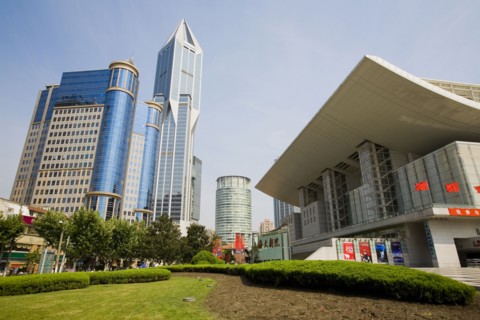 Shanghai,People's Square,Shanghai Grand Theatre,
