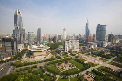 Shanghai,People's Square,Shanghai Grand Theatre,
