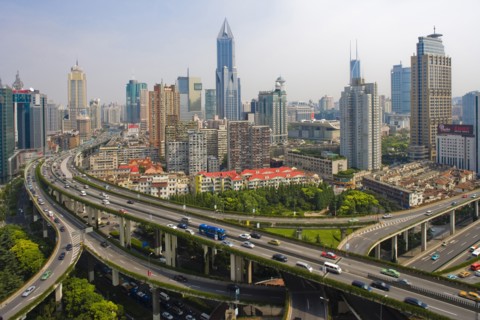 Shanghai Yan'an Road overpass