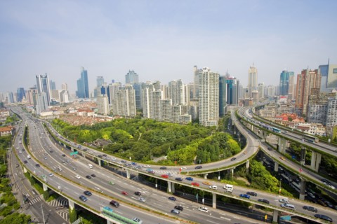 Shanghai Yan'an Road overpass