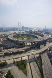 Shanghai, the Nanpu Bridge