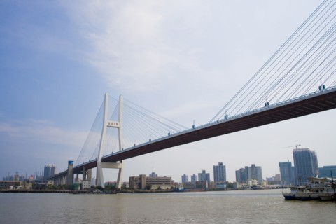 Shanghai, the Nanpu Bridge