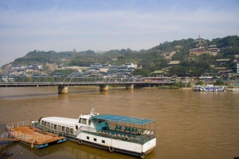 Gansu Province, Gansu, Lanzhou, Huanghe Iron Bridge,
