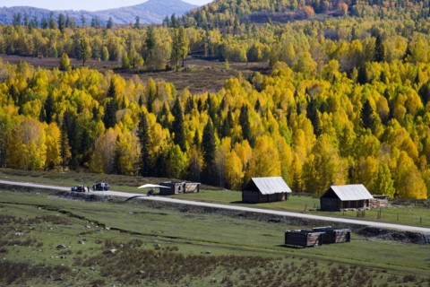 Xinjiang Province, Aletai,