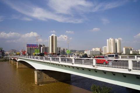 Gansu Lanzhou Yellow River Bridge