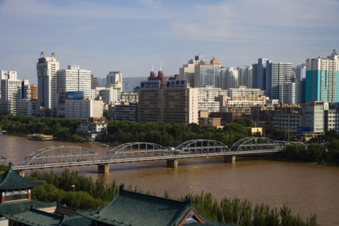Gansu Province, Gansu, Lanzhou, Huanghe Iron Bridge,
