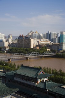 Gansu Province, Gansu, Lanzhou, Huanghe Iron Bridge,
