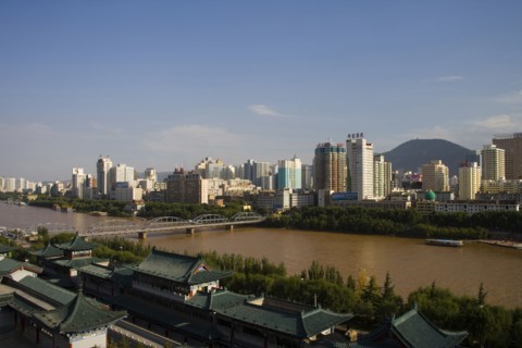 Gansu Province, Gansu, Lanzhou, Huanghe Iron Bridge,
