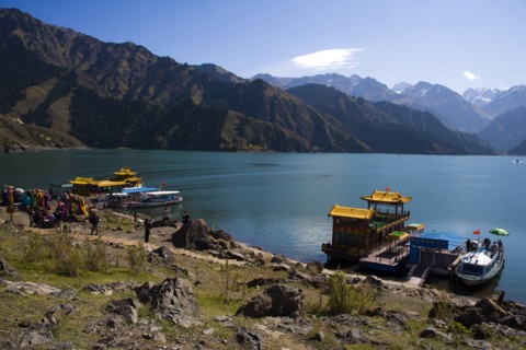 Urumqi, Xinjiang, Tien Shan Mountains, Heavenly Lake,