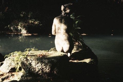 Le bain de Venus, dans le parc du palais royal de Caserte, Italie