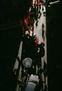 Manifestation à Pise, décembre 1986