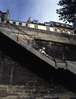 Peinture de Jérôme Mesnager sur les quais à Paris