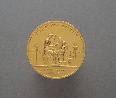 Médaille frappée à l'occasion du mariage de Napoléon 1er et Marie-Louise (2 avril 1810)