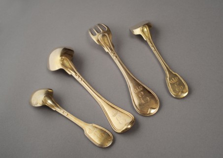 Cutlery belonging to Eugène in Milan